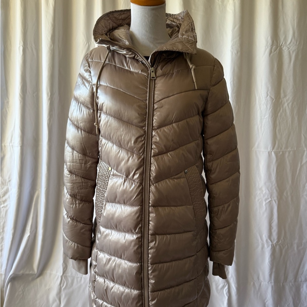 Kenneth Cole Women's Taupe Quilted Jacket